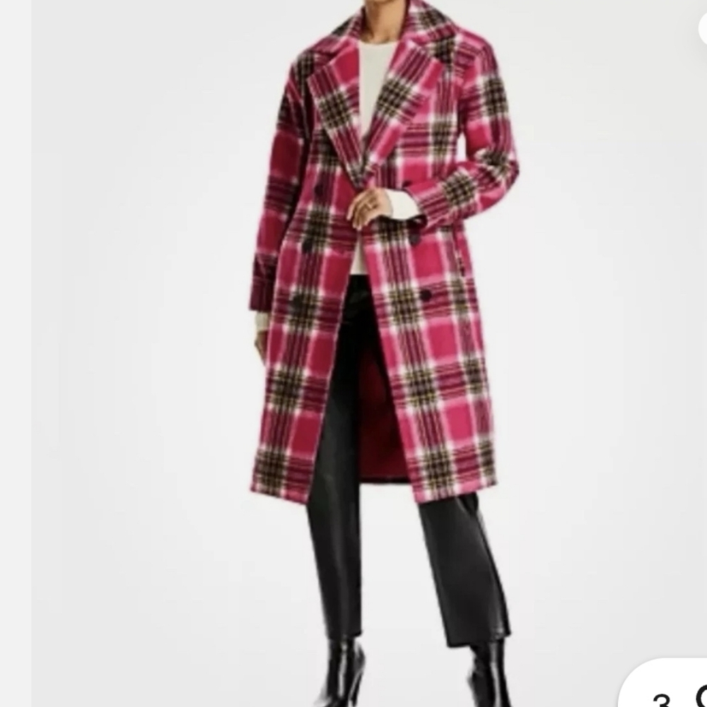 Plaid Coat - Picture 2 of 8
